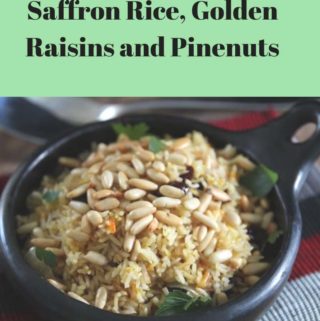 Saffron Rice with Pinenuts