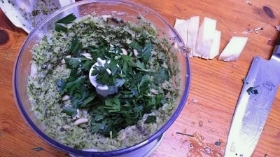 Adding the parsley