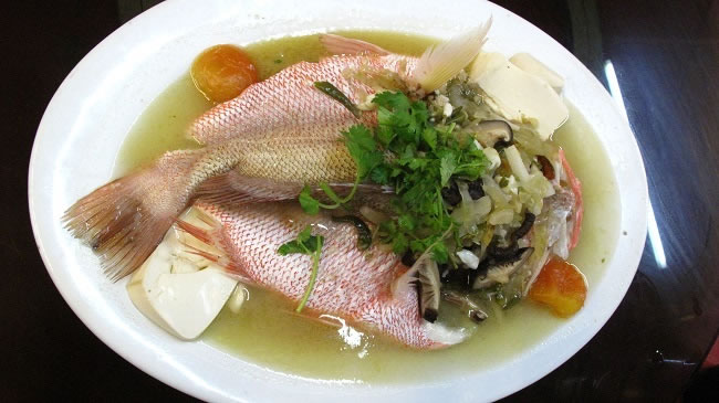 Steamed Fish