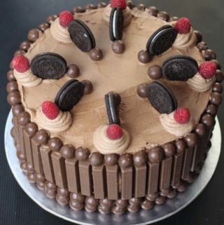 Chocolate KitKat Cake with Maltesers