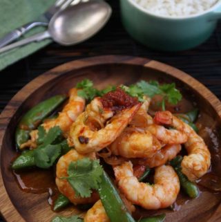 Prawns with Hot Lover Sauce