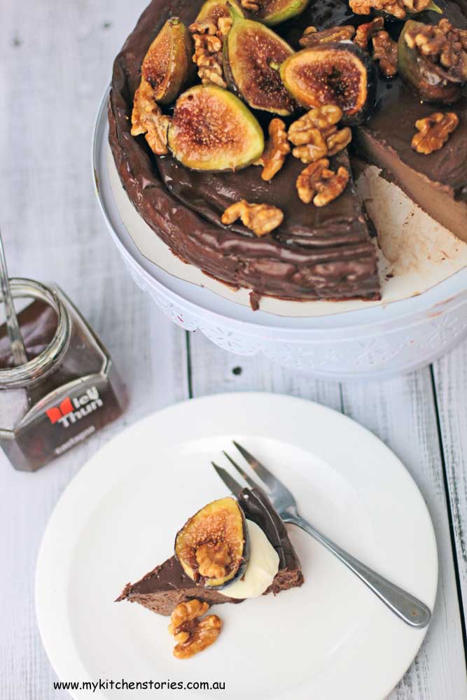 Baked Ricotta Chocolate and walnuts