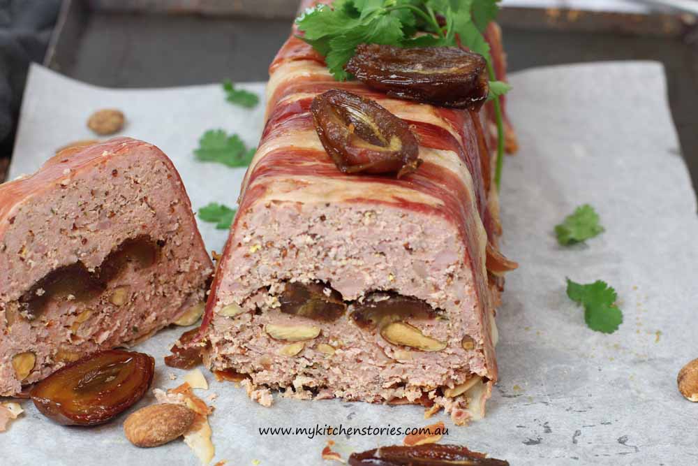 Easy Pork Terrine with Dates and Almonds