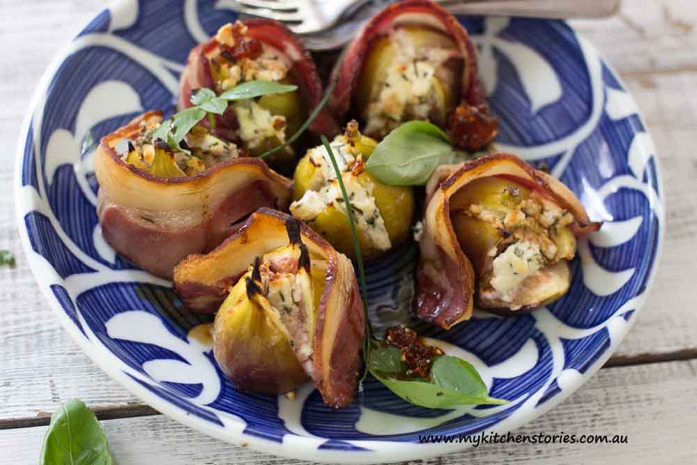 Bacon wrapped Figs