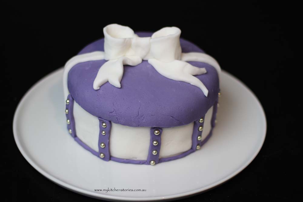 Purple Bow cake