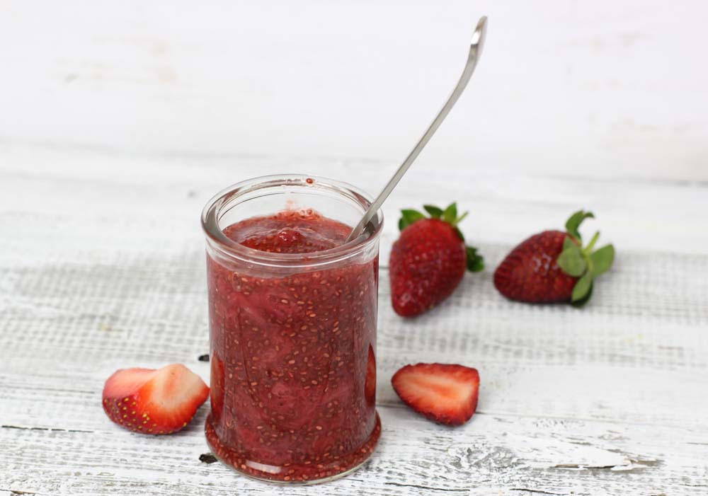 2 minute Strawberry Jam