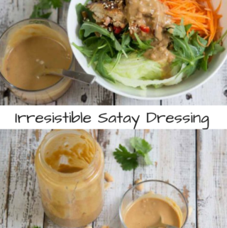 Satay Dressing for salads and vegetables