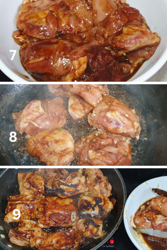 Cooking the chicken with hoisin marinade, My kitchen Stories