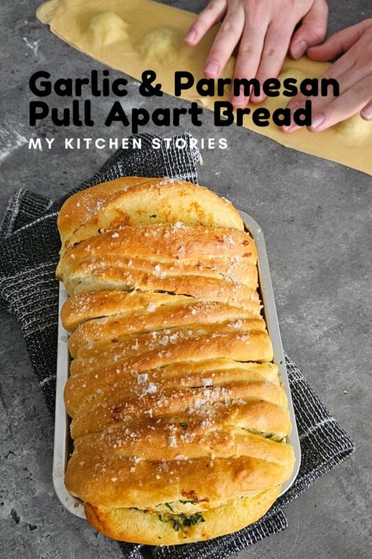Garlic Pull Apart Loaf with cheese