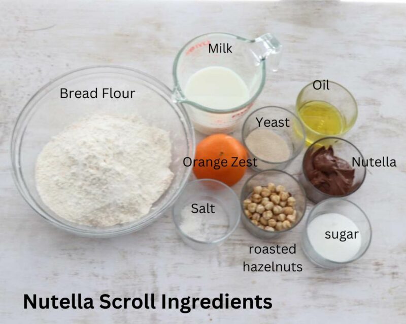 ingredients for scrolls